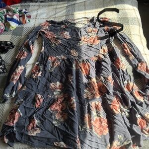 Floral Long Sleeve Women's dress